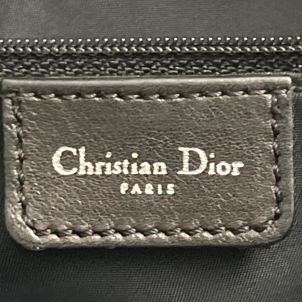 Dior Vintage Black Trotter Monogram Jacquard Crossbody Bag Made In Italy - Picture 3 of 12